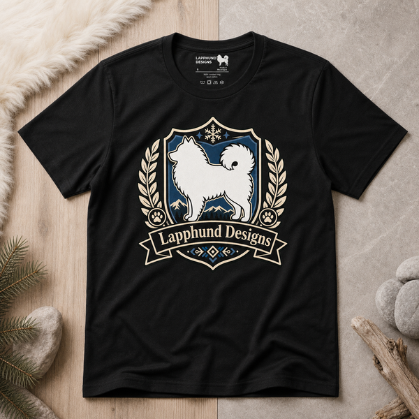 Finnish Lapphund Heraldic Crest T-Shirt Finnish Lapphund t-shirt