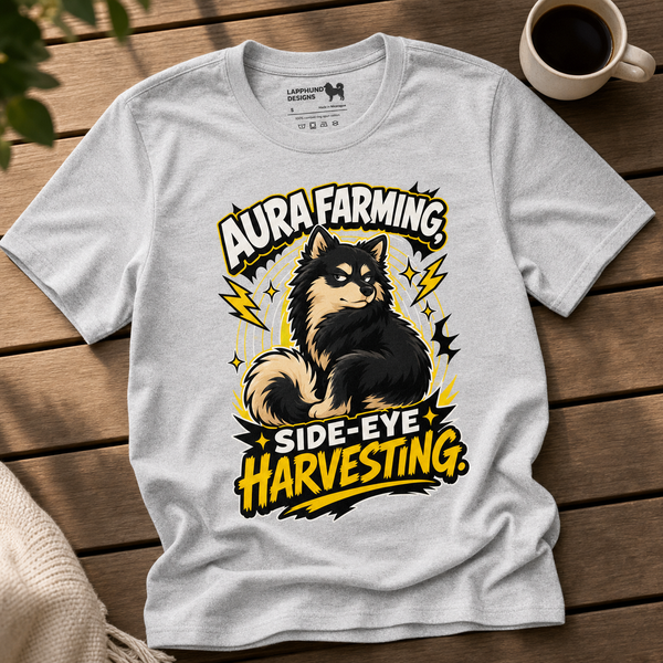 Finnish Lapphund Aura Farming T-Shirt Finnish Lapphund t-shirt