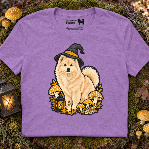Finnish Lapphund Witch Hat Halloween T-Shirt Finnish Lapphund t-shirt