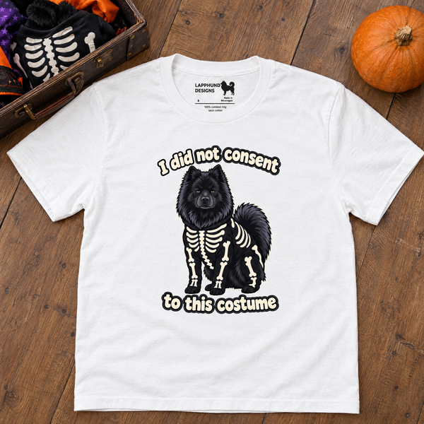 Finnish Lapphund I Did Not Consent to This Costume Halloween T-Shirt Finnish Lapphund t-shirt