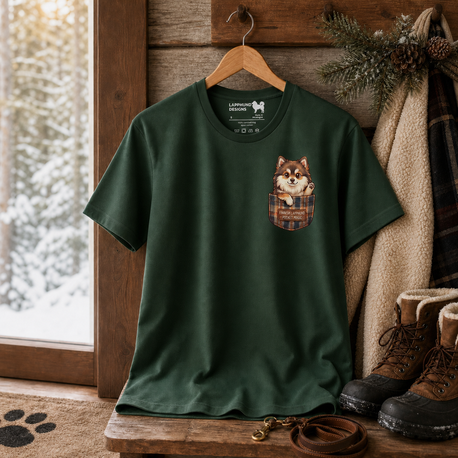 Finnish Lapphund Pocket Pup T-Shirt Finnish Lapphund t-shirt