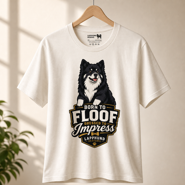 Finnish Lapphund Born To Floof T-Shirt Finnish Lapphund t-shirt