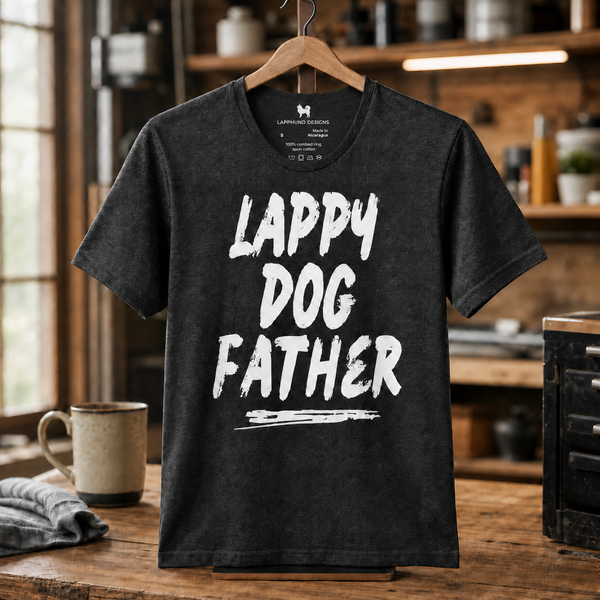 Lappy Dog Father Finnish Lapphund T-Shirt - For Proud Lapphund Dads Finnish Lapphund t-shirt