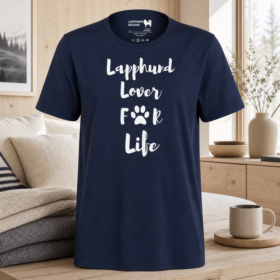 Lapphund Lover For Life T-Shirt – Celebrate Your Lifelong Love for Lapphunds Finnish Lapphund t-shirt