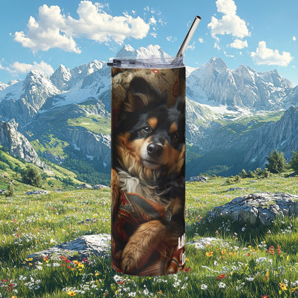 Finnish Lapphund Fireside Comfort Wild Lappy Tumbler 20oz