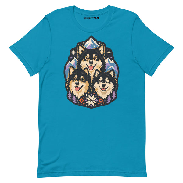 Finnish Lapphund Nordic Trio T-Shirt | Lapphund Designs