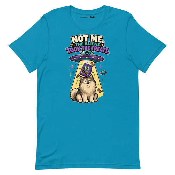 Finnish Lapphund Aliens Took The Treats T-Shirt | Lapphund Designs
