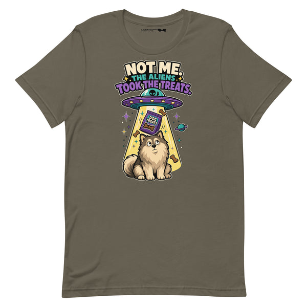 Finnish Lapphund Aliens Took The Treats T-Shirt | Lapphund Designs