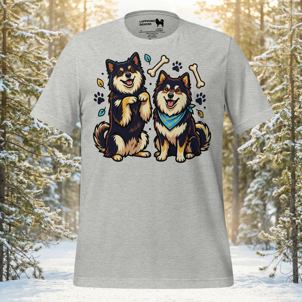 Finnish Lapphund Best Buddies T-Shirt | Lapphund Designs