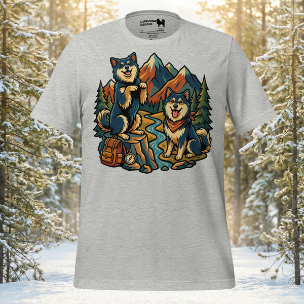 Finnish Lapphund Trail Explorers Lappy Style Tee | Lapphund Designs