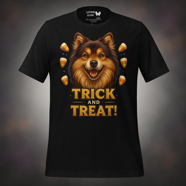 Finnish Lapphund Trick and Treat Halloween T-Shirt