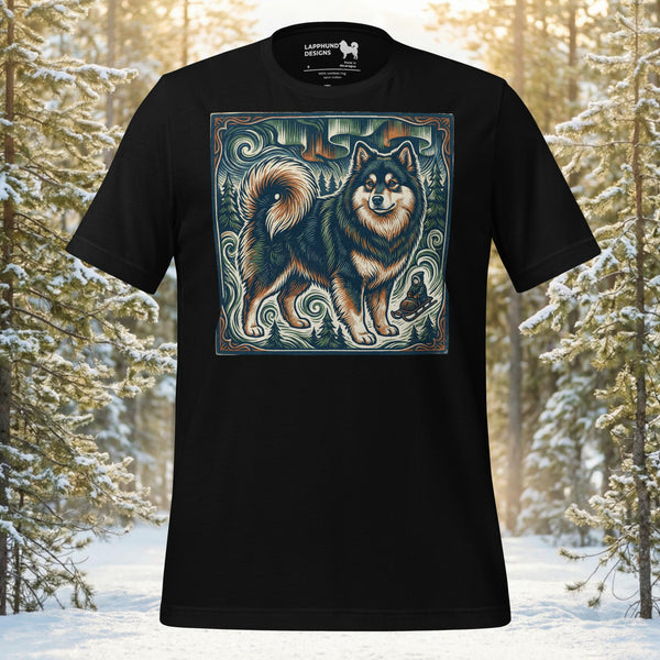 Finnish Lapphund Forest Spirit T-Shirt | Lapphund Designs