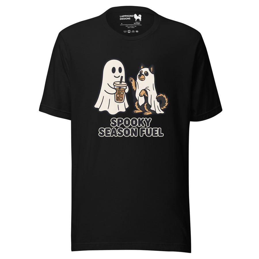 Finnish Lapphund Spooky Season Fuel Halloween T-Shirt
