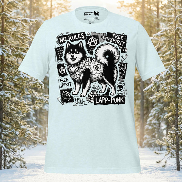 Finnish Lapphund Lapp-Punk T-Shirt | Lapphund Designs