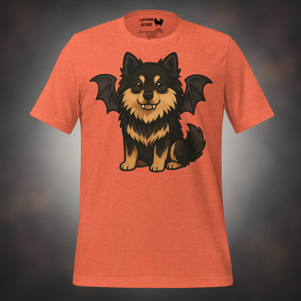 Finnish Lapphund Bat Pup Halloween T-Shirt