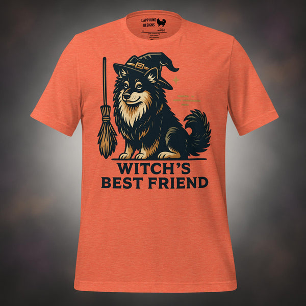 Finnish Lapphund Witch’s Best Friend Halloween T-Shirt