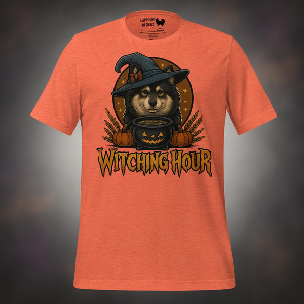 Finnish Lapphund Witching Hour Halloween T-Shirt