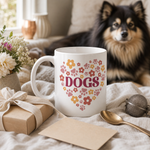 Finnish Lapphund Mug Dogs Heart Floral Nordic Pet Gift Finnish Lapphund mug as a gift
