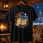 Finnish Lapphund Cozy Cabin Nap T-Shirt Finnish Lapphund t-shirt