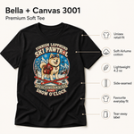 Bella+Canvas 3001 size and fit guide for the Finnish Lapphund Ski Pawtrol T-Shirt Finnish Lapphund t-shirt