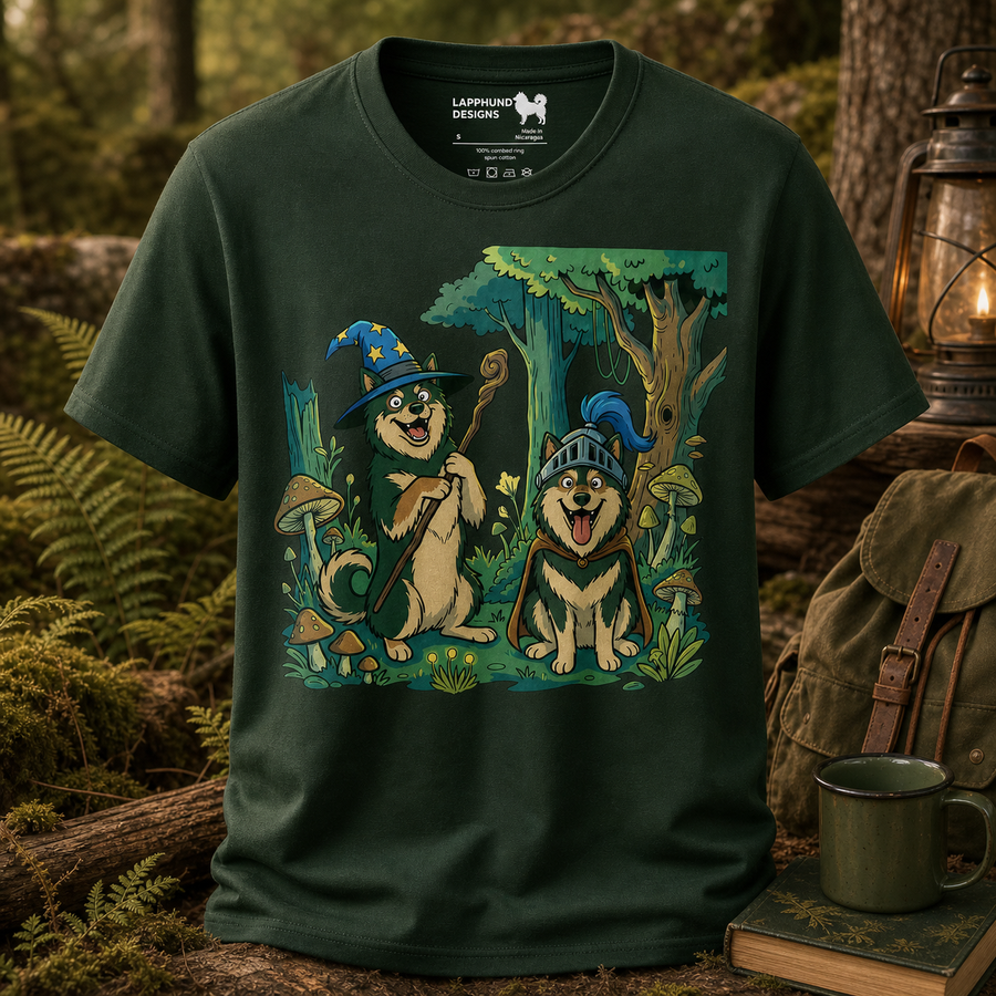 Finnish Lapphund Forest Friends Lappy Style Tee Finnish Lapphund t-shirt
