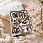 Finnish Lapphund Guilty Moments Sticker Sheet – Oops Faces, Side-Eyes & Caught-in-the-Act Finnish Lapphund sticker sheet as a gift