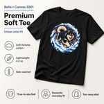 Bella+Canvas 3001 size and fit guide for the Finnish Lapphund Snow Dash T-Shirt Finnish Lapphund t-shirt