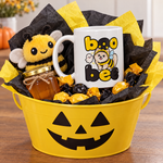 Finnish Lapphund Boo Bee Halloween Mug Finnish Lapphund mug in a Halloween gift basket