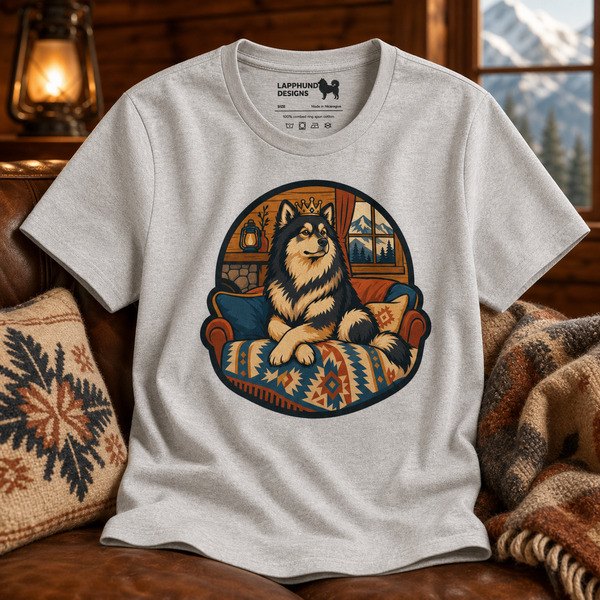 Finnish Lapphund Royal Cabin Lounger T-Shirt Finnish Lapphund t-shirt