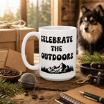 Finnish Lapphund Mug Celebrate Outdoors Nordic Dog Gift Finnish Lapphund mug as a gift