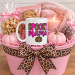 Finnish Lapphund Spooky Mama Halloween Mug Finnish Lapphund mug in a Halloween gift basket