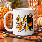 Finnish Lapphund Candy Corn Cutie Halloween Mug Finnish Lapphund ceramic mug