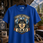 Finnish Lapphund Dad Badge T-Shirt Finnish Lapphund t-shirt