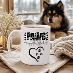 Finnish Lapphund Mug Paws Enjoy Little Things Nordic Gift Finnish Lapphund mug in use