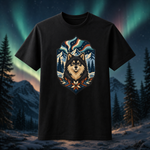 Finnish Lapphund Aurora Crest T-Shirt Finnish Lapphund t-shirt