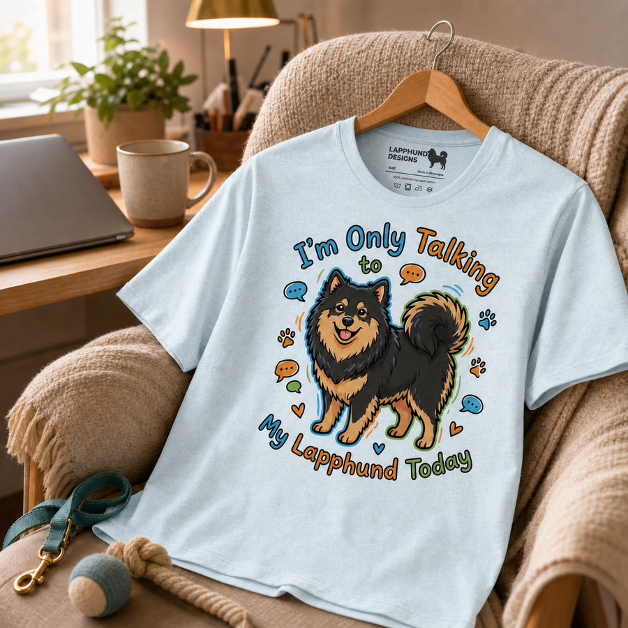 Finnish Lapphund Only Talking Today T-Shirt Finnish Lapphund t-shirt