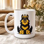 Finnish Lapphund Mug Royal Crown Nordic Dog Lover Gift Finnish Lapphund ceramic mug