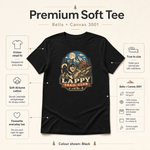 Bella+Canvas 3001 size and fit guide for the Finnish Lapphund Lappy Trail Club T-Shirt Finnish Lapphund t-shirt