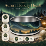 Aurora Holiday Hearth Finnish Lapphund 32oz dog bowl features and specs