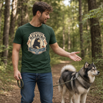 Finnish Lapphund Selective Hearing T-Shirt Finnish Lapphund t-shirt worn, lifestyle photo