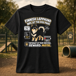 Finnish Lapphund Dog Park NPC T-Shirt Finnish Lapphund t-shirt