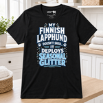 Finnish Lapphund Seasonal Glitter T-Shirt Finnish Lapphund t-shirt