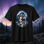Finnish Lapphund Aurora Trail T-Shirt Finnish Lapphund t-shirt