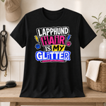Finnish Lapphund Hair Is My Glitter T-Shirt Finnish Lapphund t-shirt