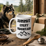 Finnish Lapphund Mug Summit Every Mountain Dog Owner Gift Finnish Lapphund mug as a gift