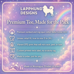 Bella+Canvas 3001 size and fit guide for the Finnish Lapphund Unicorn Sparkle Magic Fantasy Graphic T-Shirt Finnish Lapphund t-shirt