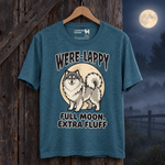 Finnish Lapphund Were-Lappy Full Moon Halloween T-Shirt Finnish Lapphund t-shirt