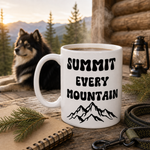 Finnish Lapphund Mug Summit Every Mountain Dog Owner Gift Finnish Lapphund mug in use