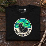 Finnish Lapphund Northern Frights Halloween T-Shirt Finnish Lapphund t-shirt