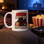 Finnish Lapphund Scary Movie Night Halloween Mug Finnish Lapphund ceramic mug